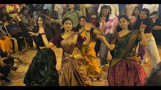 4K Tamil Actress  Group Dance Divya Duraiswamy and Priya Madhu | Kulasai Dasara Disco 2024