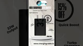  Moto 33W TurboPower Charger – Fast, Compact & Reliable! 