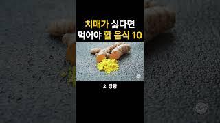 치매가 싫다면 당장 먹어야 할 음식 10가지