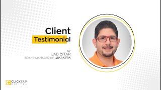 Client Testimonial - Arab News | Clicktap Digital Technologies