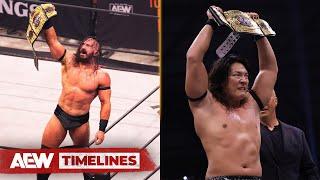 AEW All-Atlantic/International Title Changes! | AEW Timelines