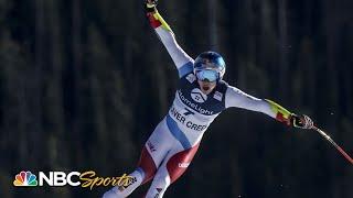 Odermatt nearly falls, recovers, then wins Super-G in Beaver Creek | NBC Sports