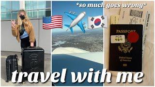 traveling to south korea in a pandemic by myself! *everything goes wrong* south korea travel vlog