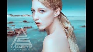 唯美清新风格调大片修图教程，唯美摄影调色