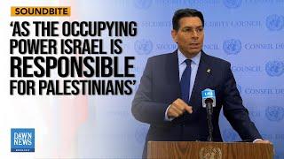 Journalist Grills Danon on Israel’s Role to Protect Palestinians  | Dawn News English