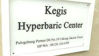 Eyang Akung & Uti HBOT pertama di Kegis Hyperbaric Center