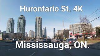 Hurontario Street Driving 4K | Mississauga to Brampton | Peel region, Ontario