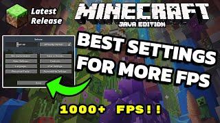 Minecraft Java 1.18 Best Minecraft Settings For FPS on Low End PCs Performance Boost