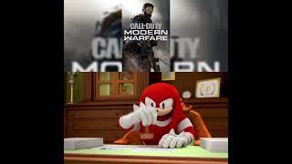 Knuckles rates Call of Duty games I have