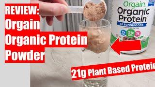 REVIEW: Costco ORGAIN Organic Protein Powder