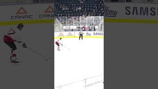 QMJHL // 2024-11-13 // PENALTY SHOT // NO GOAL // QUE 2 VS Rimouski 2 #shorts #qmjhl #lhjmq #oceanic