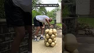 DIY Mini Ball Side Table  Motivated By Mylan