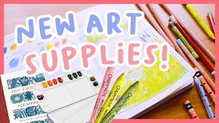 Art haul and restocking my favourite art supplies! 