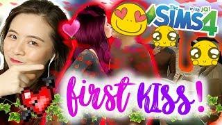 ️ LOVE TRIANGLE & FIRST KISS?!  \\ The Sims4 #3 \\ JQLeeJQ