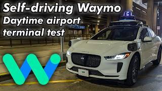 Self-driving Waymo: PHX airport daytime terminal test! | JJRicks Rides With Waymo #159