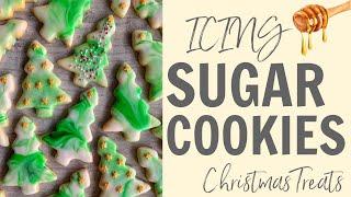 How to ice your Sugar Cookies! Recipe #Shorts