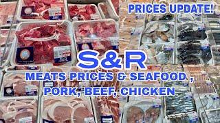 S&R | Meats Prices & Seafood, Pork, Beef, Chicken | Prices Update | Silent Vlog | #Len TV Vlog