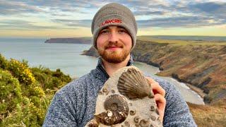 We Tried Fossil Hunting By An Ancient Beach! Searching For Ammonites, Bones, Fish And More!