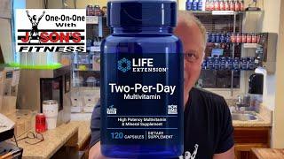 Life Extension Two Per Day Vitamin reviewed on 1-ON-1 with Jason's Fitness TV