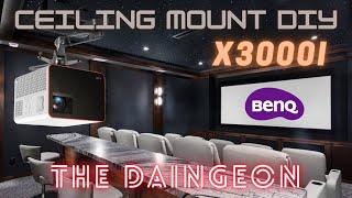 DIY Ceiling Mount your Projector BenQ X3000i and TK700