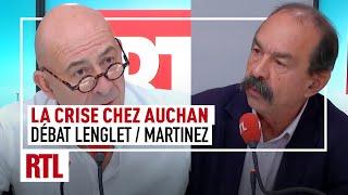 La crise chez Auchan : Philippe Martinez face à François Lenglet