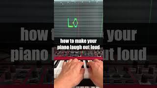 how to make your piano laugh out loud! #shorts #music
