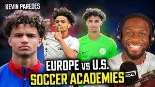 Wolfsburg's Kevin Paredes on European vs American Academies, Training with Rooney & MORE! | Studs Up