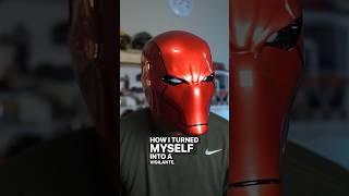 Red Hood Rebirth Helmet 3D Printed for FREE from @Do3D #3dprinting