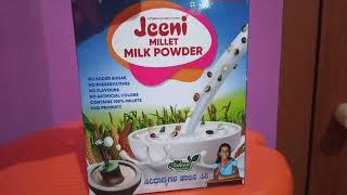 Jeeni millet milk powder honest reviews | jeeni millet health mix | natural milk mix