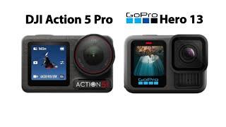 Dji Action 5 Pro VS GoPro Hero 13 Black | Comparison