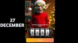 27 December Goblin Mine Game Code | Goblin Mine Game Gift Bags Code | Goblin Mine Game Daily Code