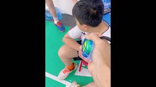 Tập Bóng Tập Cổ Tay Này Quá Khỏe Luôn #shorts #caulongbocondua