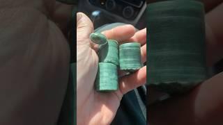 Beautiful Blue Green Jade From Washington State!  #jade #nephrite #gemstone