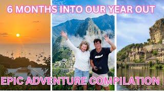Julie & Andy's Year Out - 6 months compilation of our adventures to date  #carpediem #travelvlog