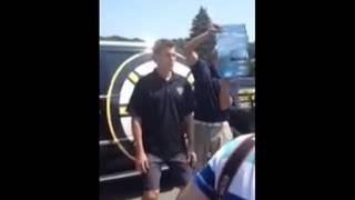 Tuukka Rask does the ice bucket challenge