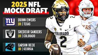 2025 NFL Mock Draft | Panthers BENCH Bryce Young