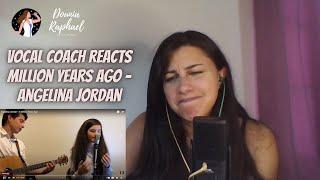 VOCAL COACH REACTS  to Angelina Jordan - A Million Years Ago