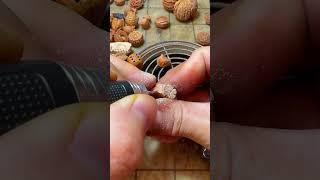 Peach pit ring making process- Good tools and machinery make work easy