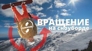 Школа сноуборда. Урок 8 - трюки на вращение на склоне