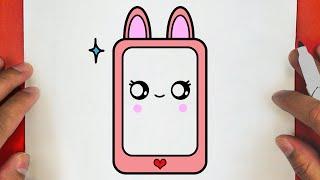 COMMENT DESSINER UN MOBILE MIGNON SIMPLE, ÉTAPE PAR ÉTAPE, JACK DESSINS