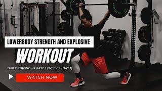 Dynamic Effort Lower Body | Strength and Explosive Workout For Athletes