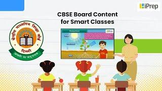 CBSE Board Content for Smart Classes iPrep Digital Class by iDream Education