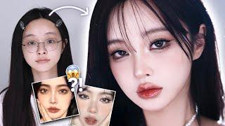 Chinese celebrity st Douyin makeup Semi-smokey glam makeup