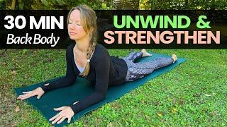 30 min BACK BODY RELIEF! Unwind & Strengthen Slow Yoga Flow