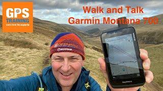 Walk with an Outdoor GPS Unit - Garmin Montana 700