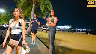 [4K] How is Thailand Now? Pattaya Soi 7, Soi 8, Beach Road Freelancers!