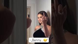 Benny making Selena laugh at a photoshoot‘ @selenagomez @bennyblanco #viralvideo #photography