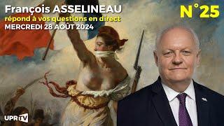 François Asselineau répond à vos questions en direct n°25