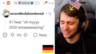 American reacts to "Can you spot an American tourist in Germany?"