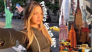 PRIMEIRO DIA MORANDO SOZINHA EM NYC • conhecendo Manhattan 